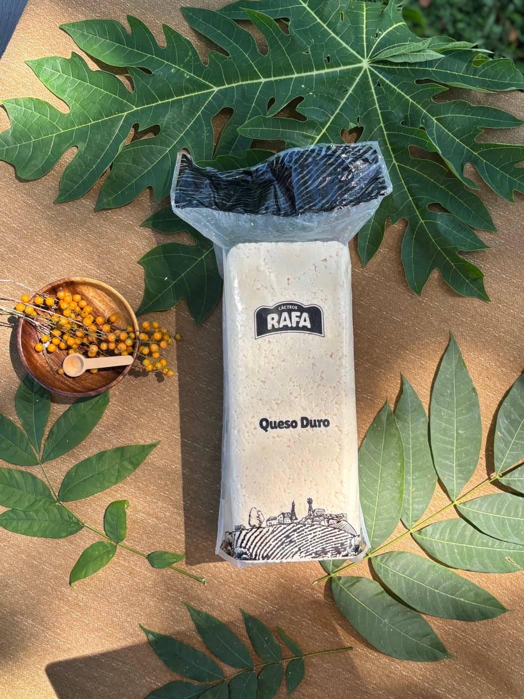 Barra de queso duro Lácteos Rafa de unos 3,5 kg